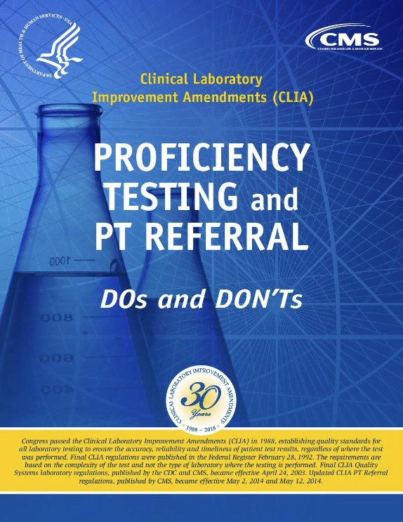 CLIA Proficiency Testing and PT Refferal Dos and Don’ts