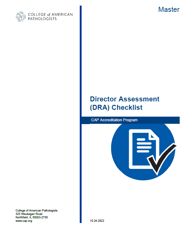 Director Assessment (DRA) Checklist
