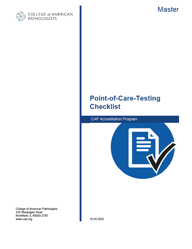 Point-of-Care-Testing Checklist